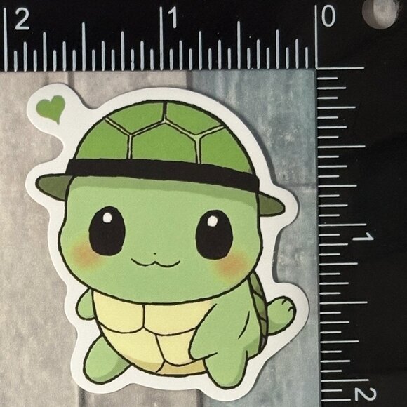 🌀10/$10🌀 Baby Turtle Reusable Waterproof Vinyl Sticker Decal - Picture 1 of 1